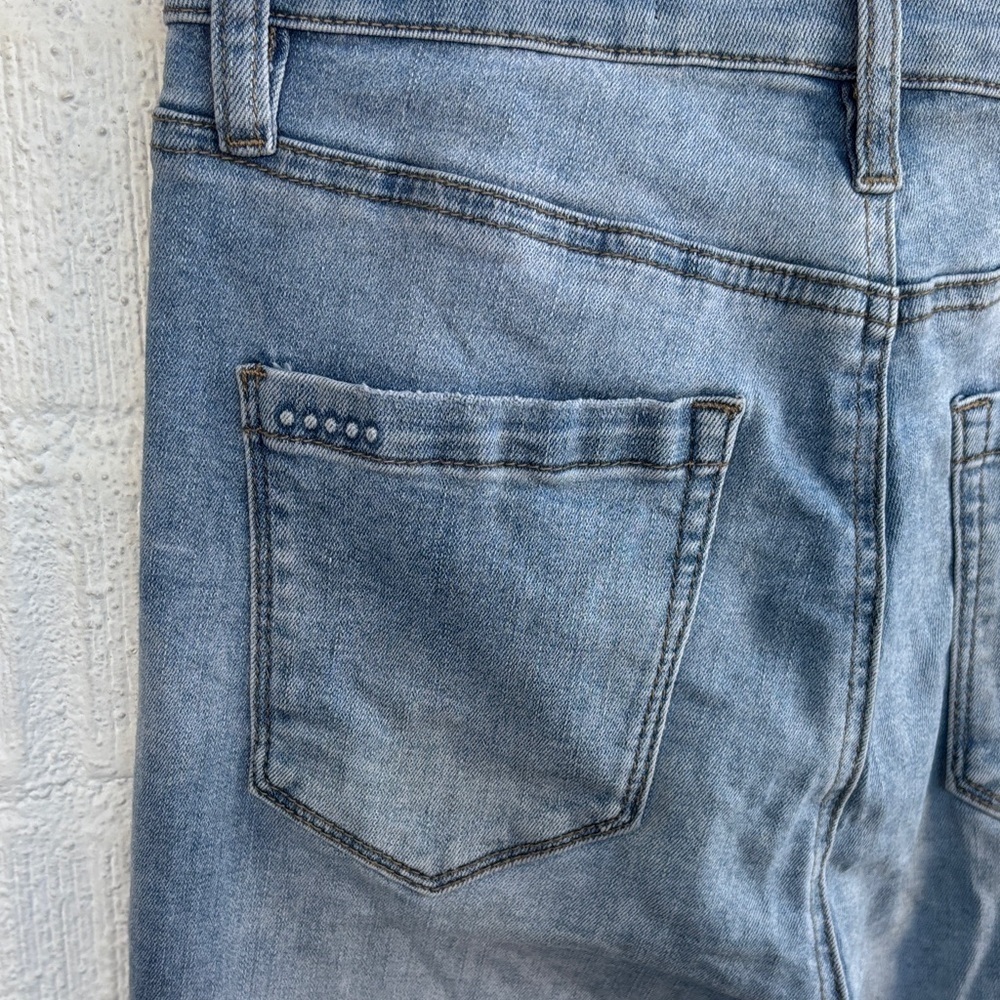 Blank NYC The Baxter Ribcage Straight Leg Distressed Blue Jeans sz 28 - Picture 7 of 8